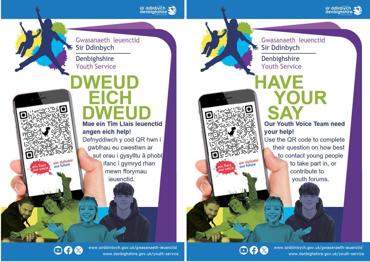 Llais Ieuuencid Sir Ddinbych / Denbighshire Youth Voice
#youthwork #gwaithieuenctid 
#youthvoice #llaisieuenctid
