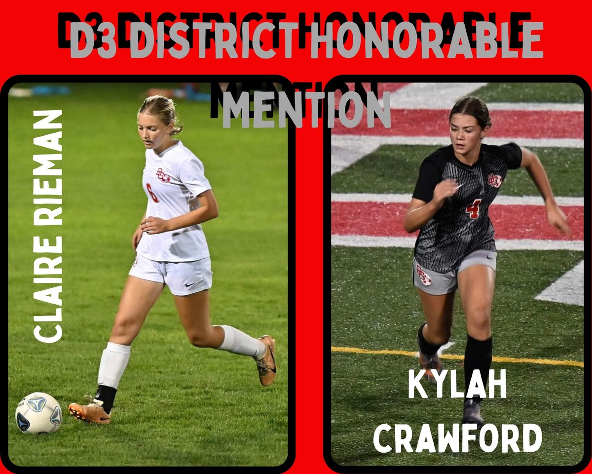 Congratulations to Alayna, Elena, Claire, and Kylah for receiving all district honors! <a href="/BGHS_AD/">BGHS Bobcat Athletics</a>