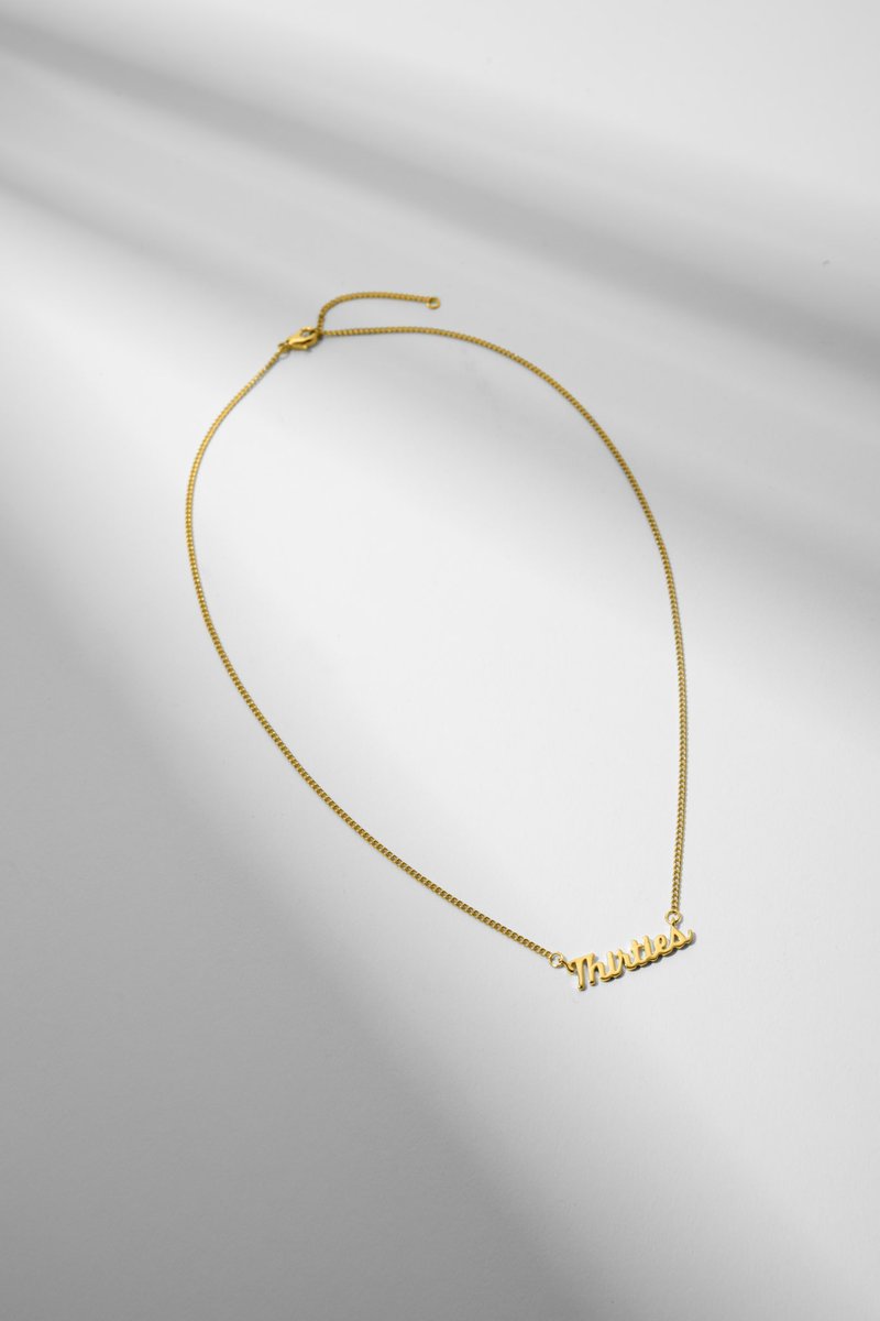 EmmaWhiteMusic's tweet photo. The #Thirties necklace got her own photoshoot โบ๏ธโจ and sheโs looking real cute โจโจโจ restocked on my site and here in my shop #inmy30s
#30something #turning30 #thirty #30somethingfashion #necklaces https://t.co/rnEFjVA9w0