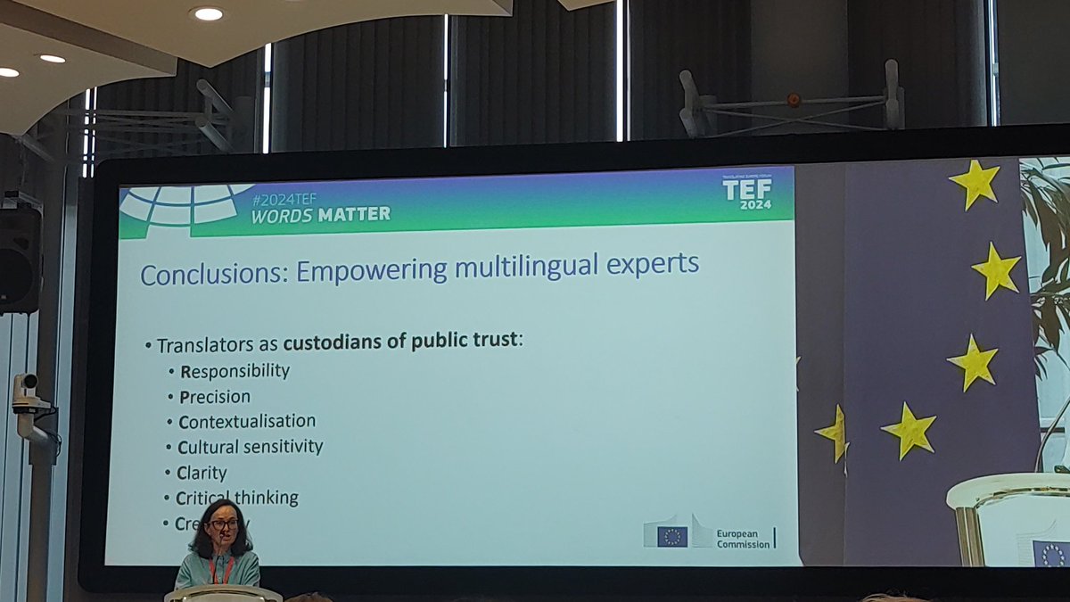 Empowering multilingual experts.
That is the only thing that makes sense to us in this presentation, but we have yet to discover how this relates to legal terms.

#2024TEF #legal #wordsmatter #translation