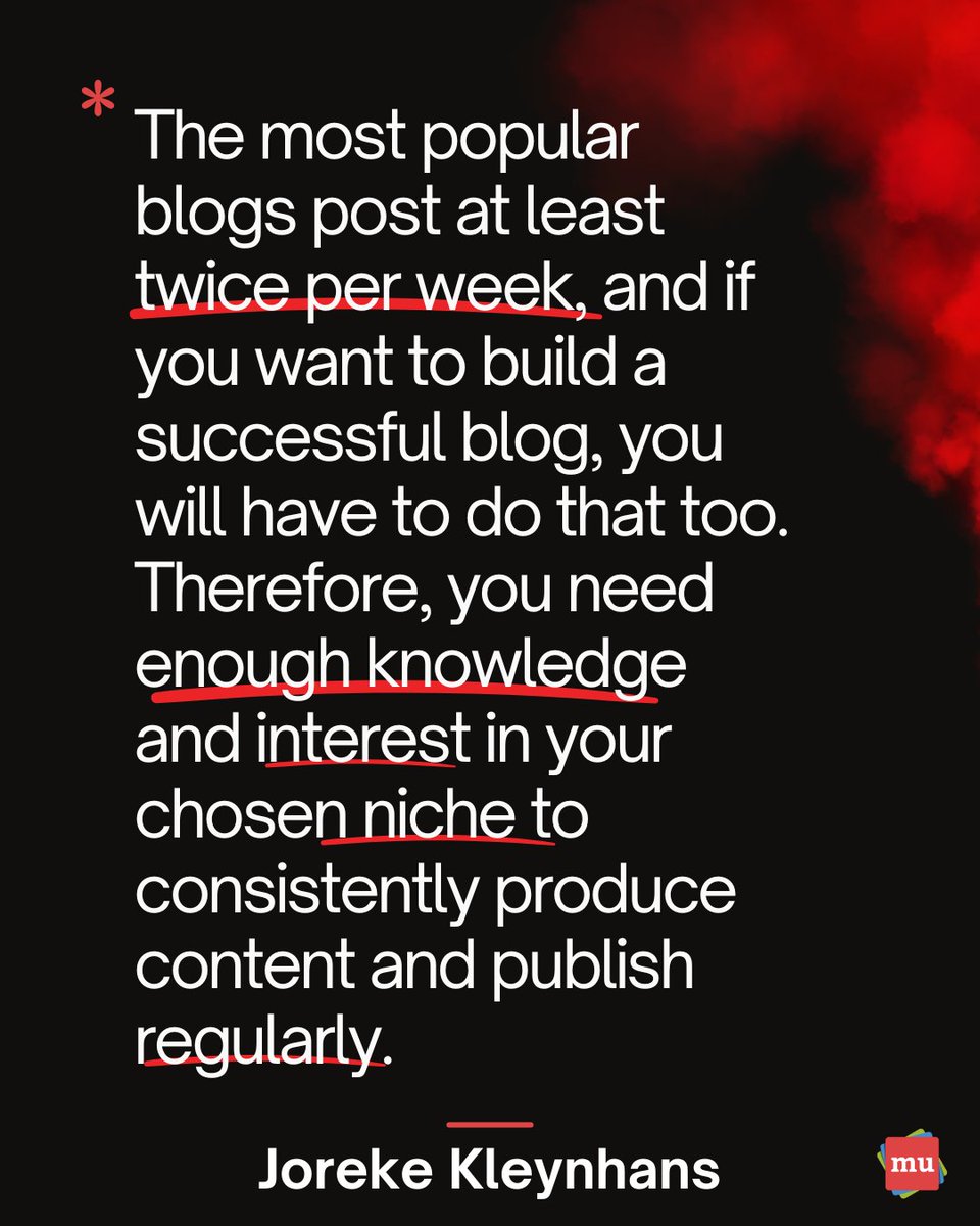 mediaupdate's tweet image. Check out our number one blogging tip! #Blogger #BlogTips