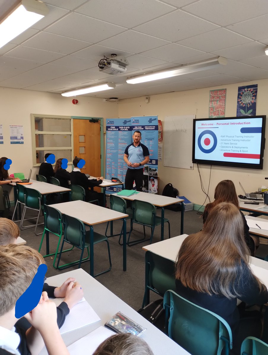 CareersWales's tweet photo. Huge thanks to Kirsty @WallLag, Sgt Collins @RoyalAirForce, and Elin @BarclaysUK for hosting engaging CV workshops with Year 11s @hawardenhs! Learners received invaluable guidance and support on crafting strong CVs for their future careers.

#ThankYouThursday #DyddIauDiolch https://t.co/oeeYQ15wtg