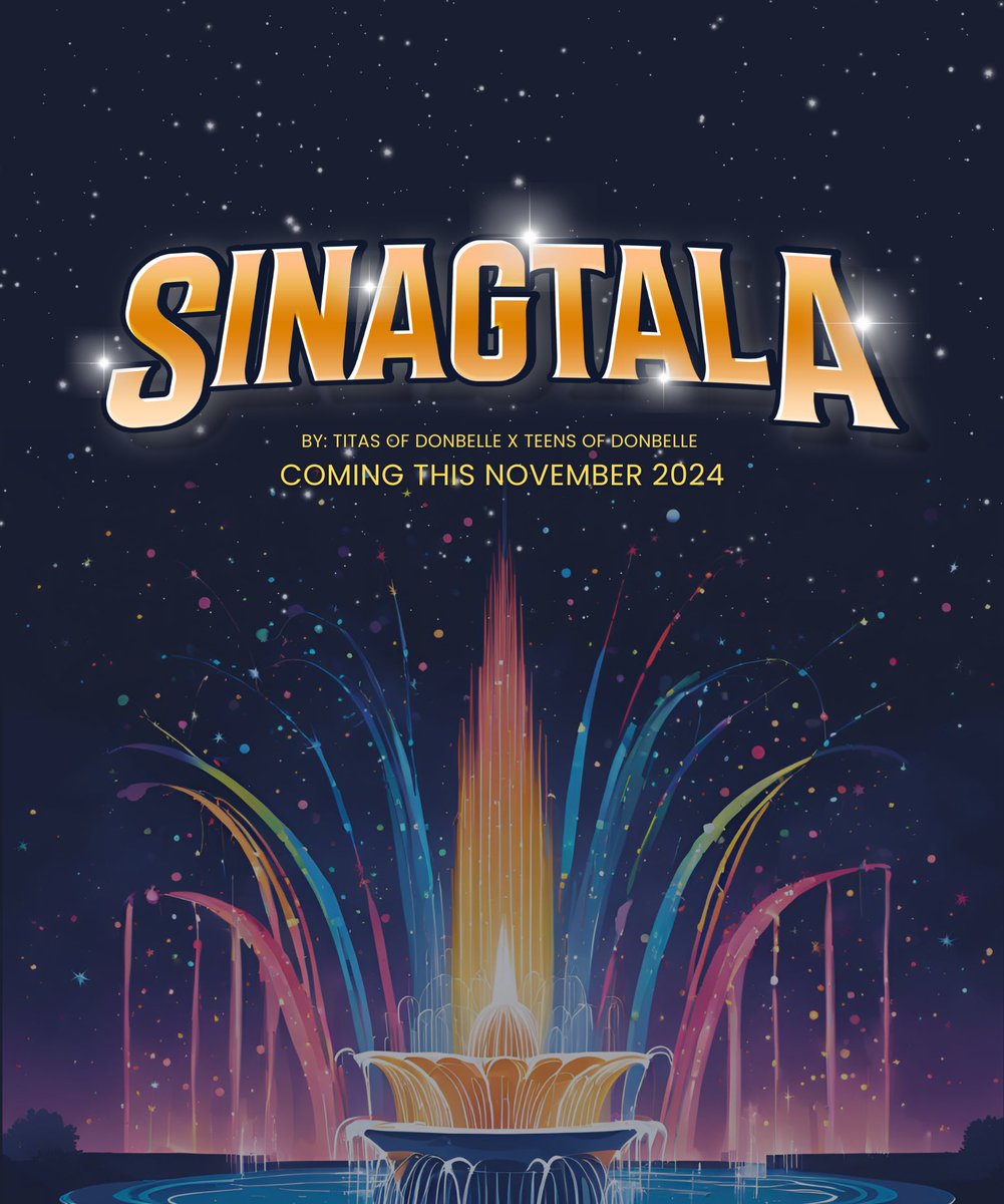 titasofdonbelle's tweet photo. ⋆⭒˚｡⋆ 𝑺𝒊𝒏𝒂𝒈𝒕𝒂𝒍𝒂 — is the ethereal union of light, music, and rhythm, creating a luminous force that stirs the heart. ✨

COMING THIS NOVEMBER 2024 🌃 https://t.co/zd9nX21zPf