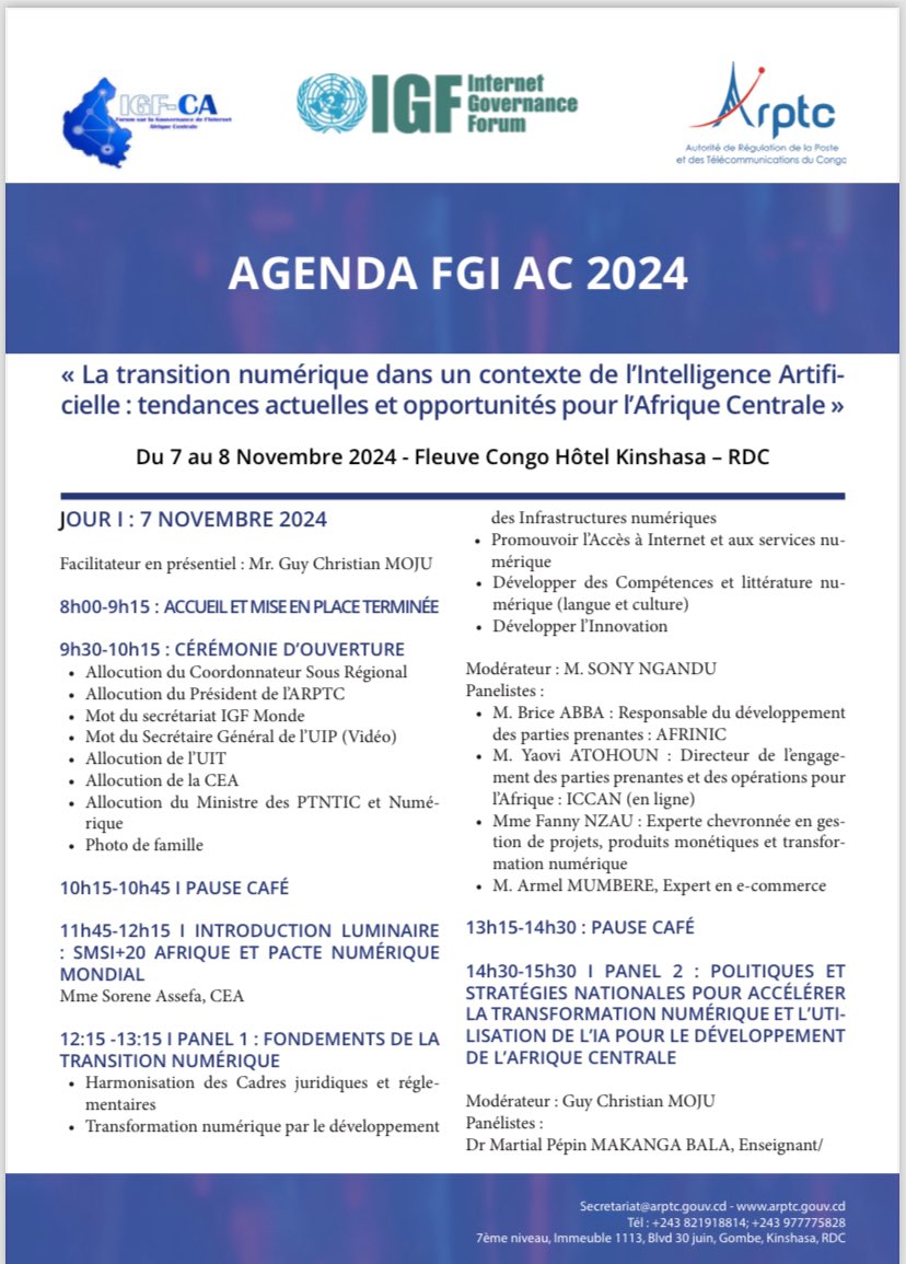 Central Africa IGF tweet media