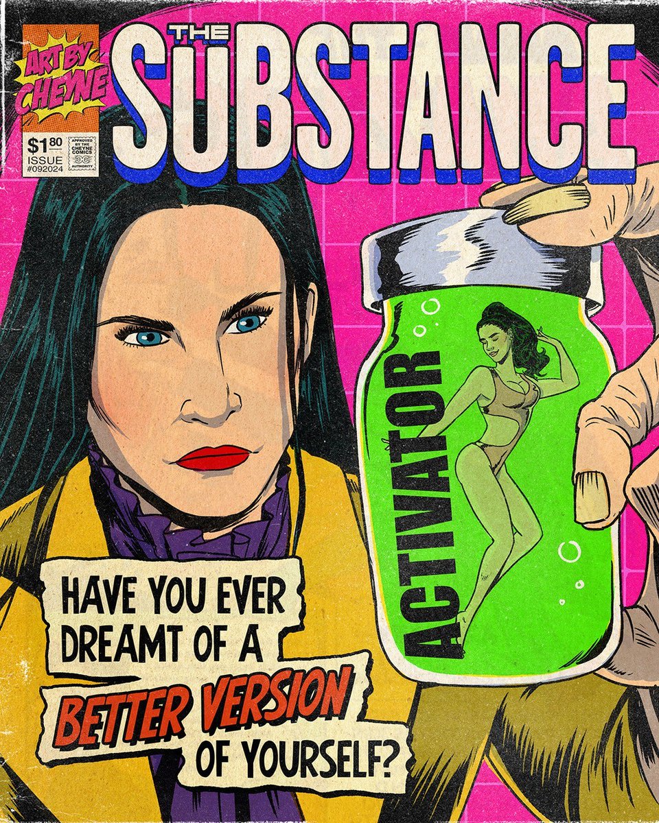 RetroReminiscer's tweet image. The Substance (2024)
Art by Cheyne Gallarde.
