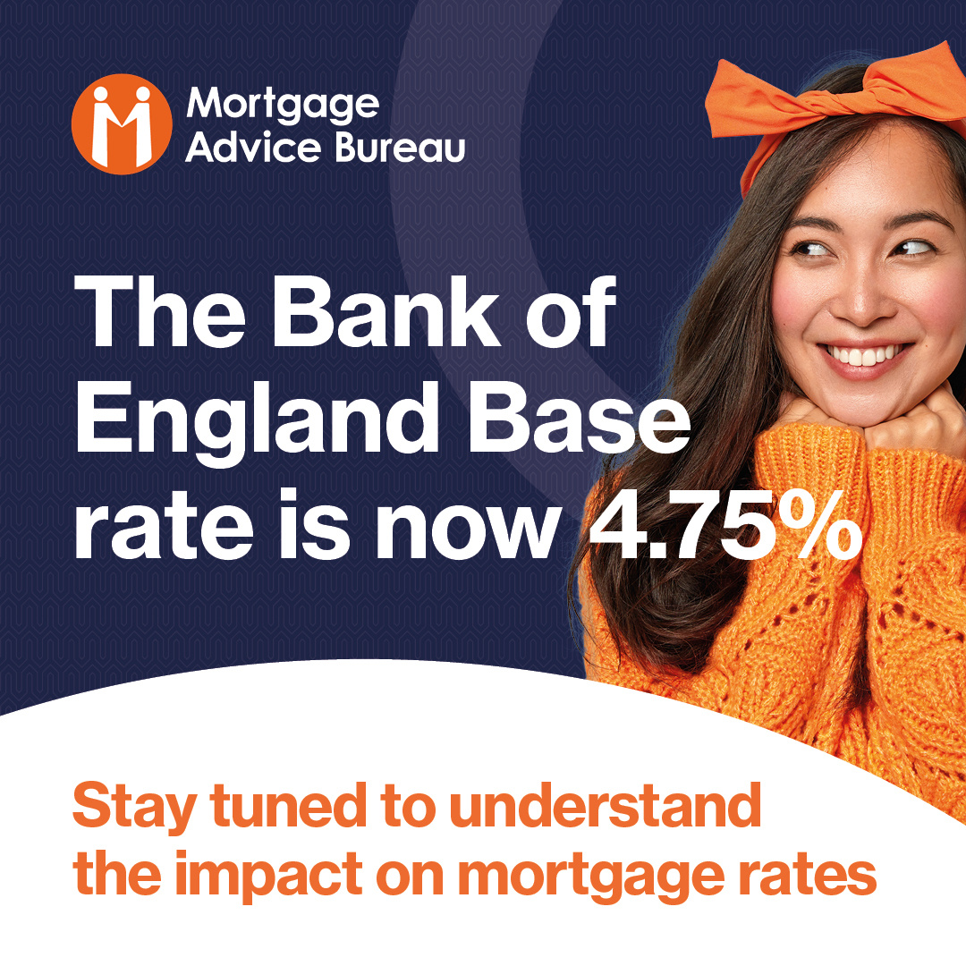 Breaking news....

The Bank of England has cut the interest rate to 4.75%

Please watch this space for updates on the impact this may have on mortgage rates.

#Mortgages #InterestRateCut
