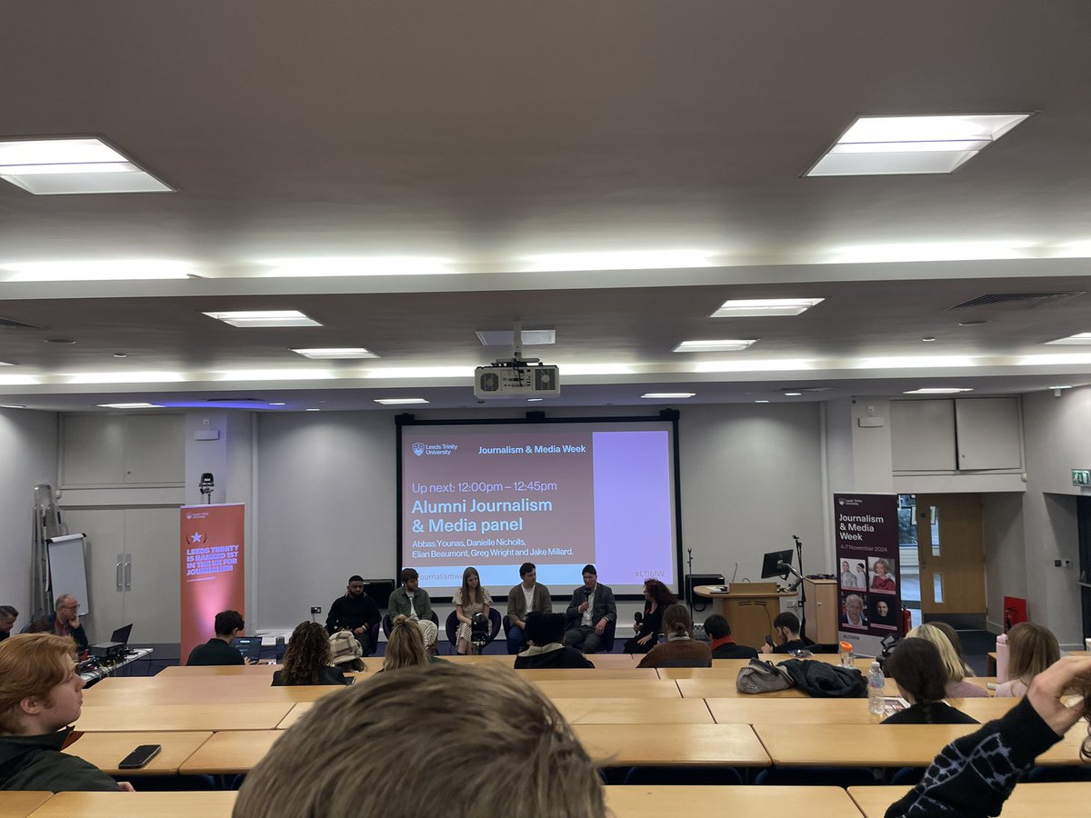 The final alumni panel of the week with some very big names. Really looking forward to this one, it’s been a great final day so far! #LTJMW