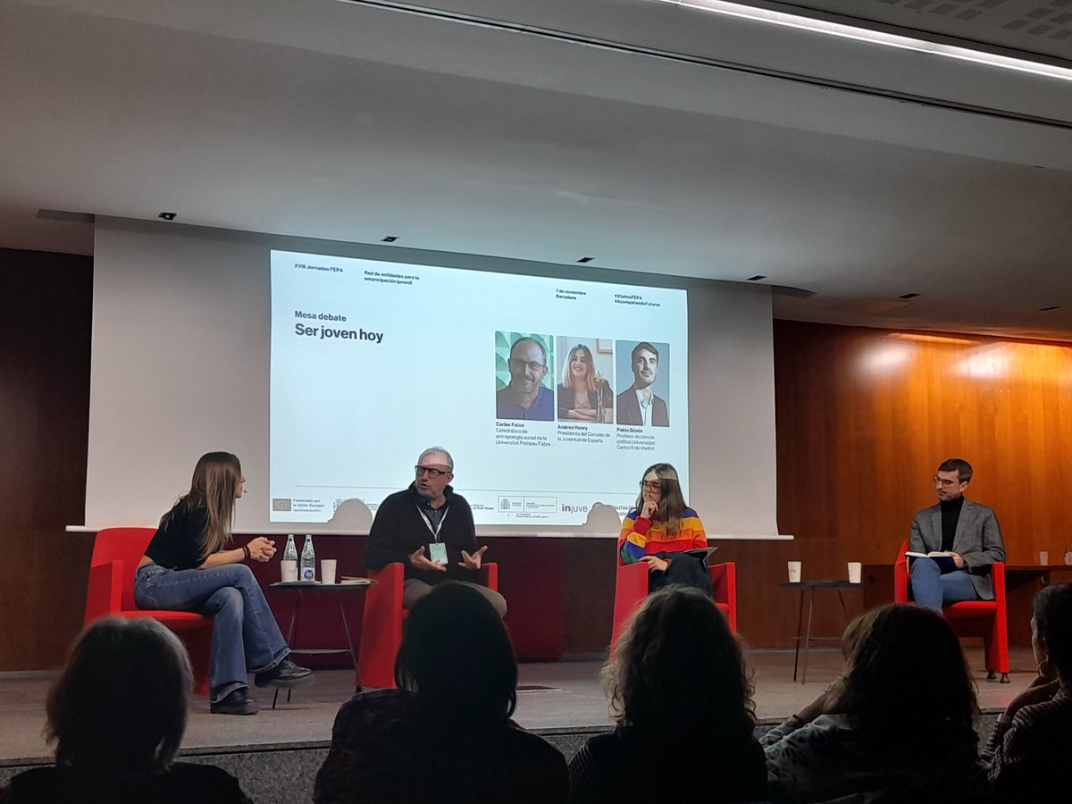 Interesante debate sobre "ser joven hoy" en las jornadas FEPA 2024 

#25añosFEPA 
#AcompañandoFuturos