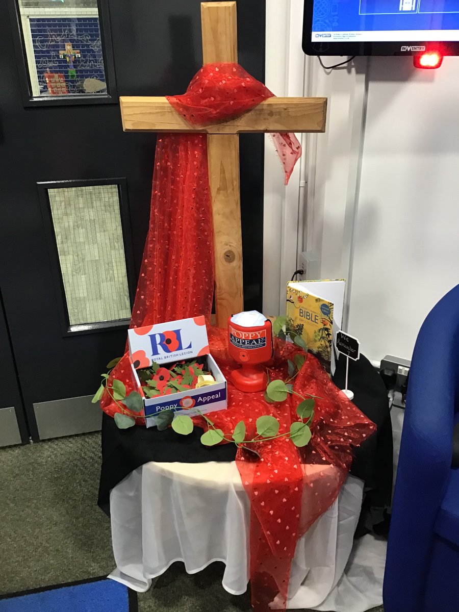 A reminder that poppies will continue to be on sale after school. #respect <a href="/EducationShrew/">Education - Diocese of Shrewsbury</a>