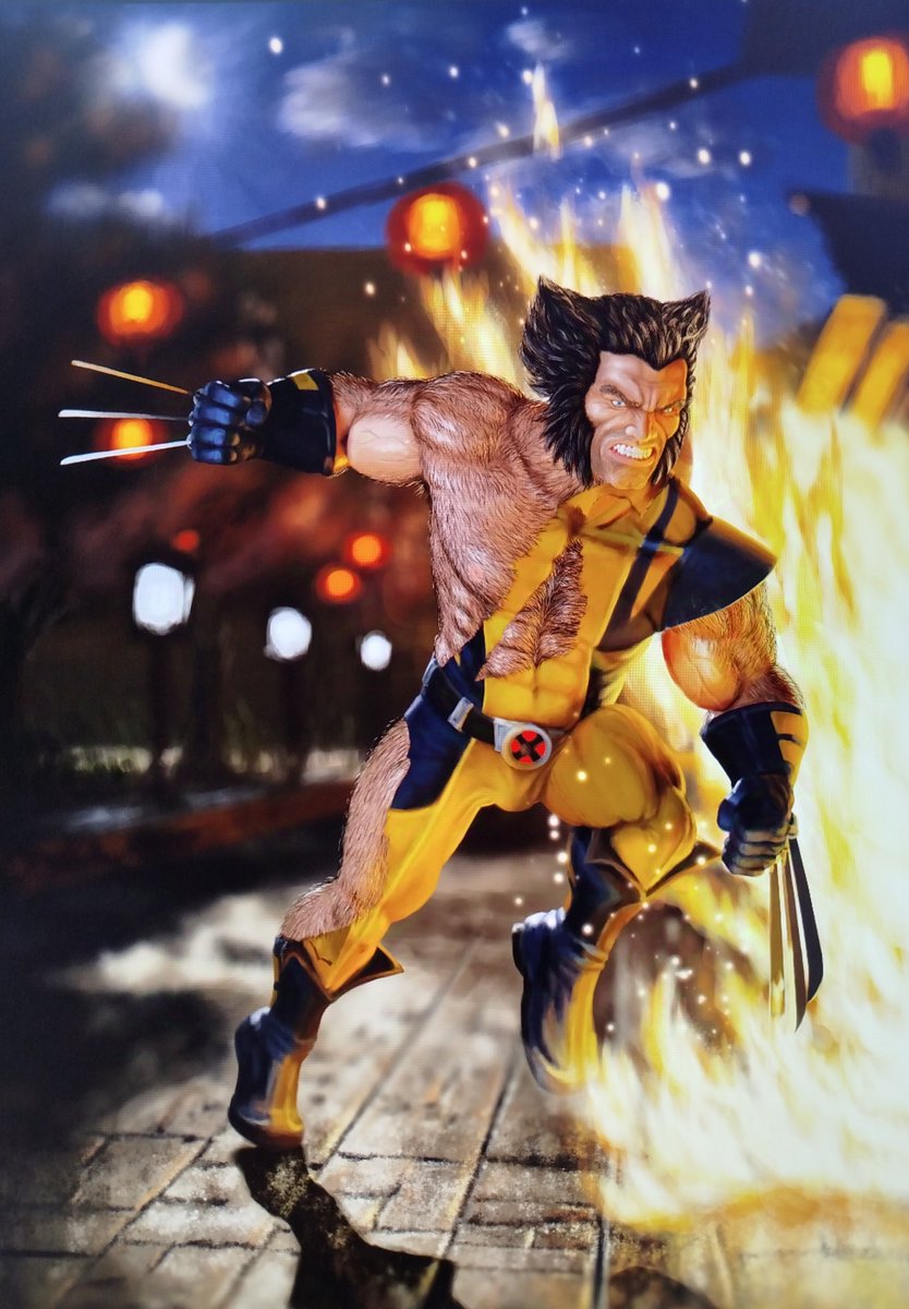 MysticBinary's tweet photo. Finished this painting of that hairy beast of a mutant. Hope you like Wolverine in Japan. #Wolverine #japan #Marvel https://t.co/dvyGqZuH8T