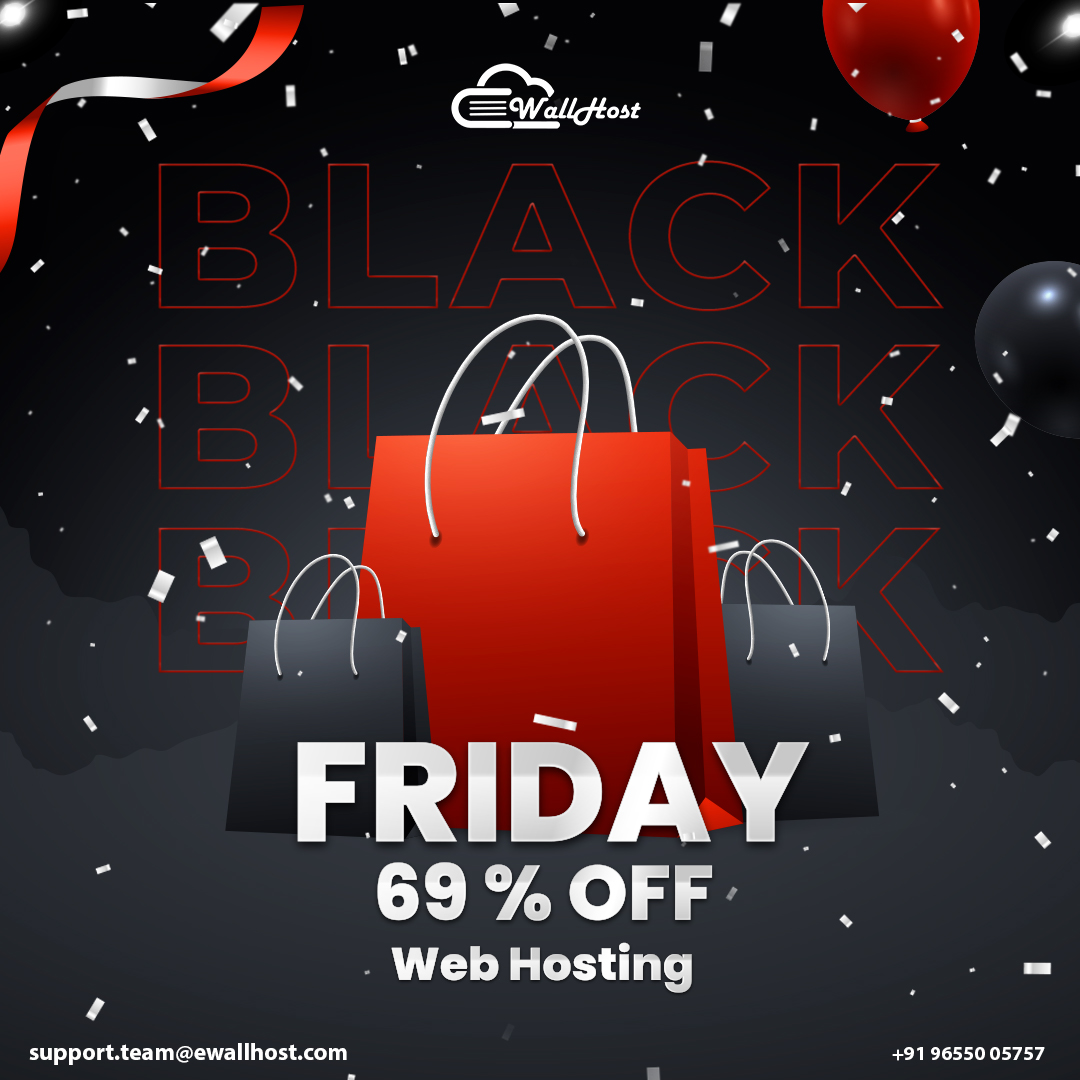 ewallhostindia's tweet photo. 💥This Black Friday, seize the opportunity to save 69% on web hosting. 
 🚀Act now to enjoy lightning-fast speeds, top-notch security, and ⏰24/7 support. 
 
 🌐https://t.co/nU8LlnVl33
 
#BlackFridayDeals #WebHosting #sales #ecommerce #CyberMonday #WordPress #sharedhosting #vps https://t.co/ekasLU7TBr