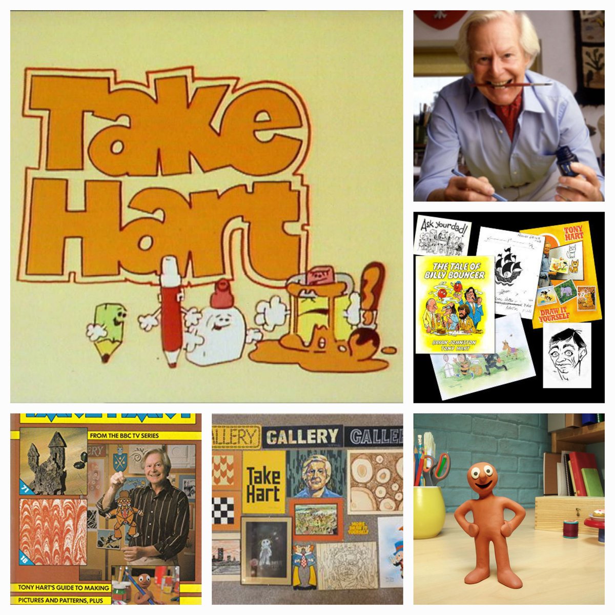 marcushayes001's tweet photo. #ThrowbackThursday 
An era where this programme was a huge part of my childhood.  Tony Hart was also the designer of the Blue Peter Badge.
#TakeHart
#TonyHart
#KidsBeingKids https://t.co/1yEi4hUNuU