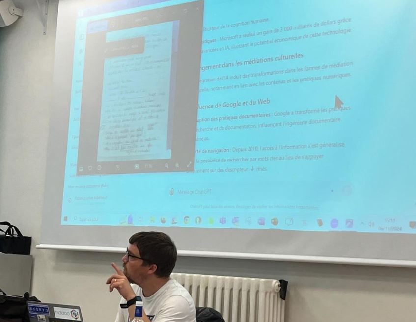 DUPUYFrdric1's tweet image. &quot;Impact des données d’entrée sur les réponses des IA génératives&quot;, un atelier mené avec @AudeThepault à @INSPEacBordeaux dans le cadre d&apos;une journée d&apos;étude #iA dans les espaces docs. #prompt, #datas, #EspritCritique... Merci pour les échanges !