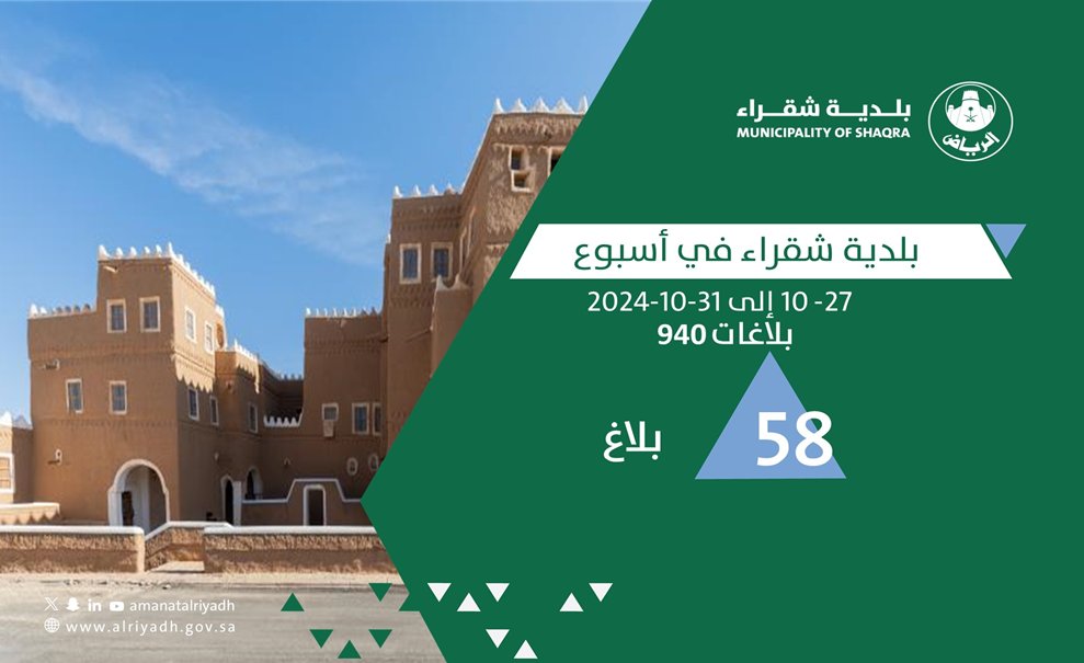 بلدية شقراء tweet media