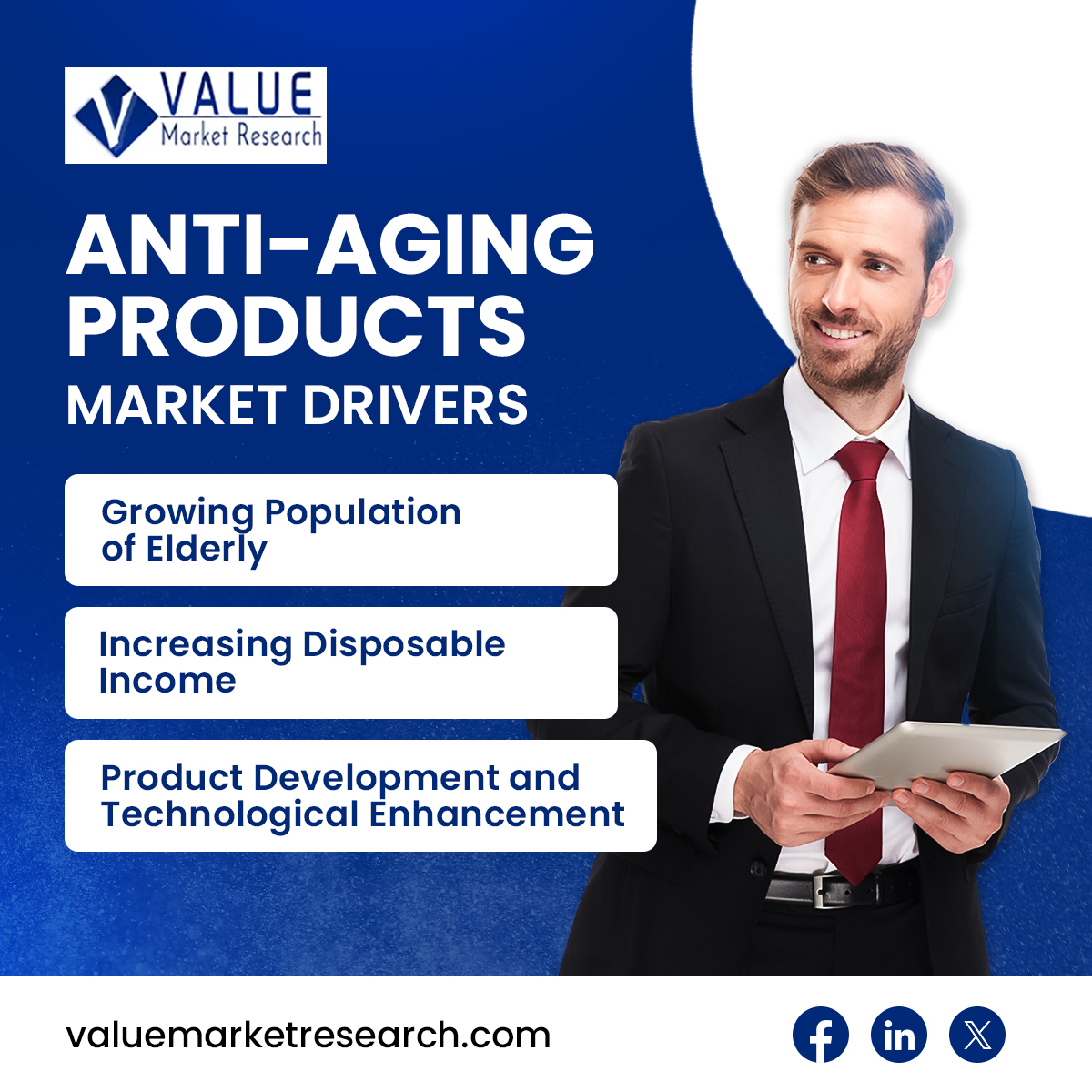 vmr_reports's tweet image. The Anti-aging Products market is quite intriguing. It offers a variety of options that are worth knowing about. Here’s an overview of what you should know:

 Browse valuemarketresearch.com/report/anti-ag… 

#valuemarketresearch #marketresearch #research #maketinsights  #analysis #industry