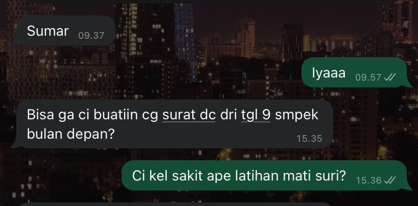 cupcupbebi's tweet photo. Ada yang baru kerja tapi dah mau resign?😭🙏🏻. Kelakuan gen Z ini emang ada aja gebrakannya😭 https://t.co/YTqDUaravt