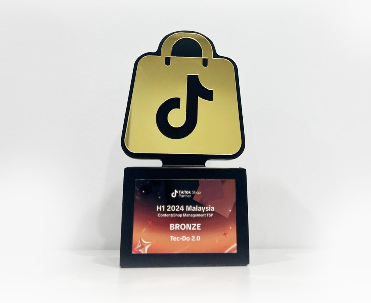 Tec-Do 2.0 Wins TikTok Shop Malaysia Local TSP Bronze Award, Leading the  Cross-Border E-commerce Revolution 🚀 Tec-Do 2.0 earned the TikTok Shop  Malaysia Local TSP Bronze Award for the first half and