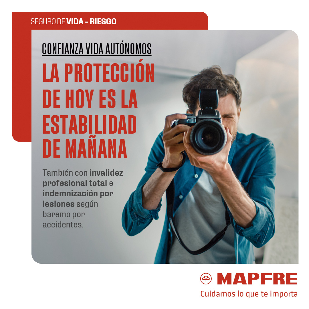 La protección de hoy es la estabilidad de mañana. 
Confianza Vida #Autónomos ven a vernos y te informaremos.
#MAPFRE #CuidamosLoQueTeImporta