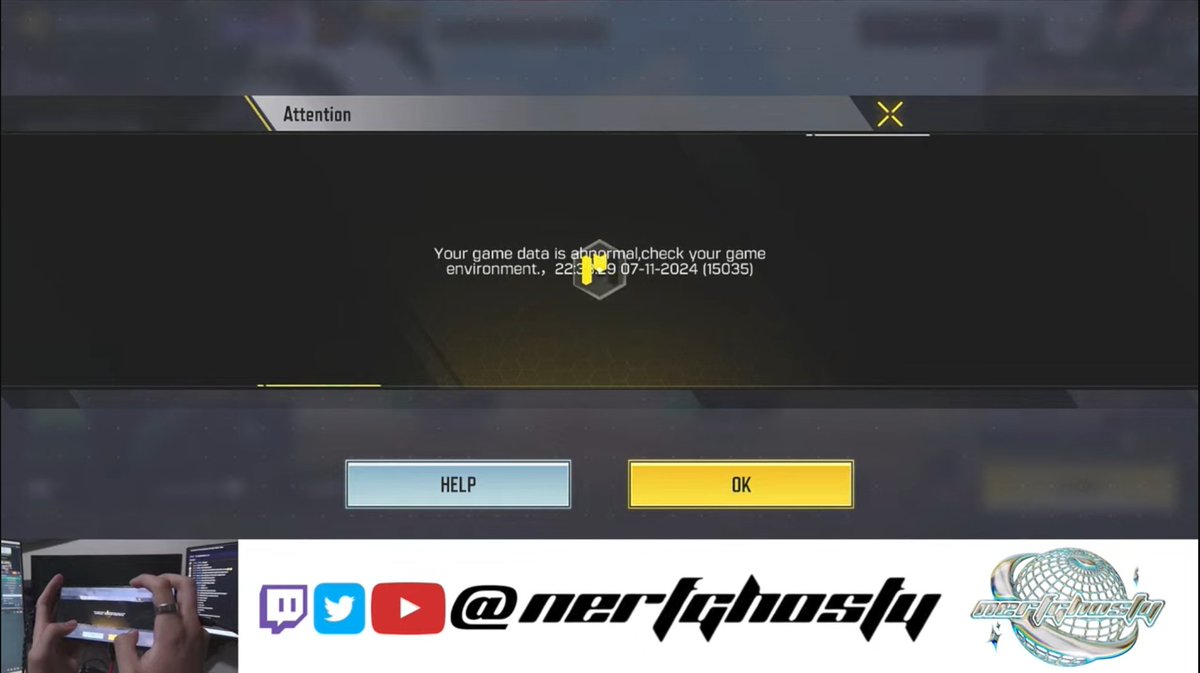 nerfghosty's tweet image. after only 5 days of playing codm, i got banned on stream. ggs go next. @PlayCODMobile