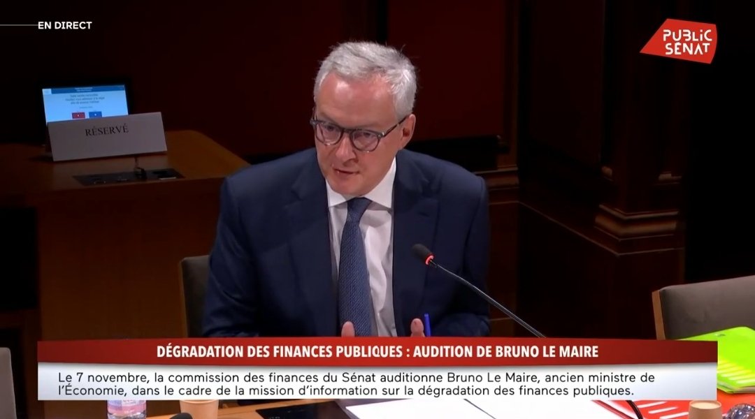 FredericSays's tweet photo. Pour celles et ceux qui ont lu @LenferdeBercy, l'audition de Bruno Le Maire sur le dérapage des finances c'est du petit lait 😄 https://t.co/8JWkkWp0Qt