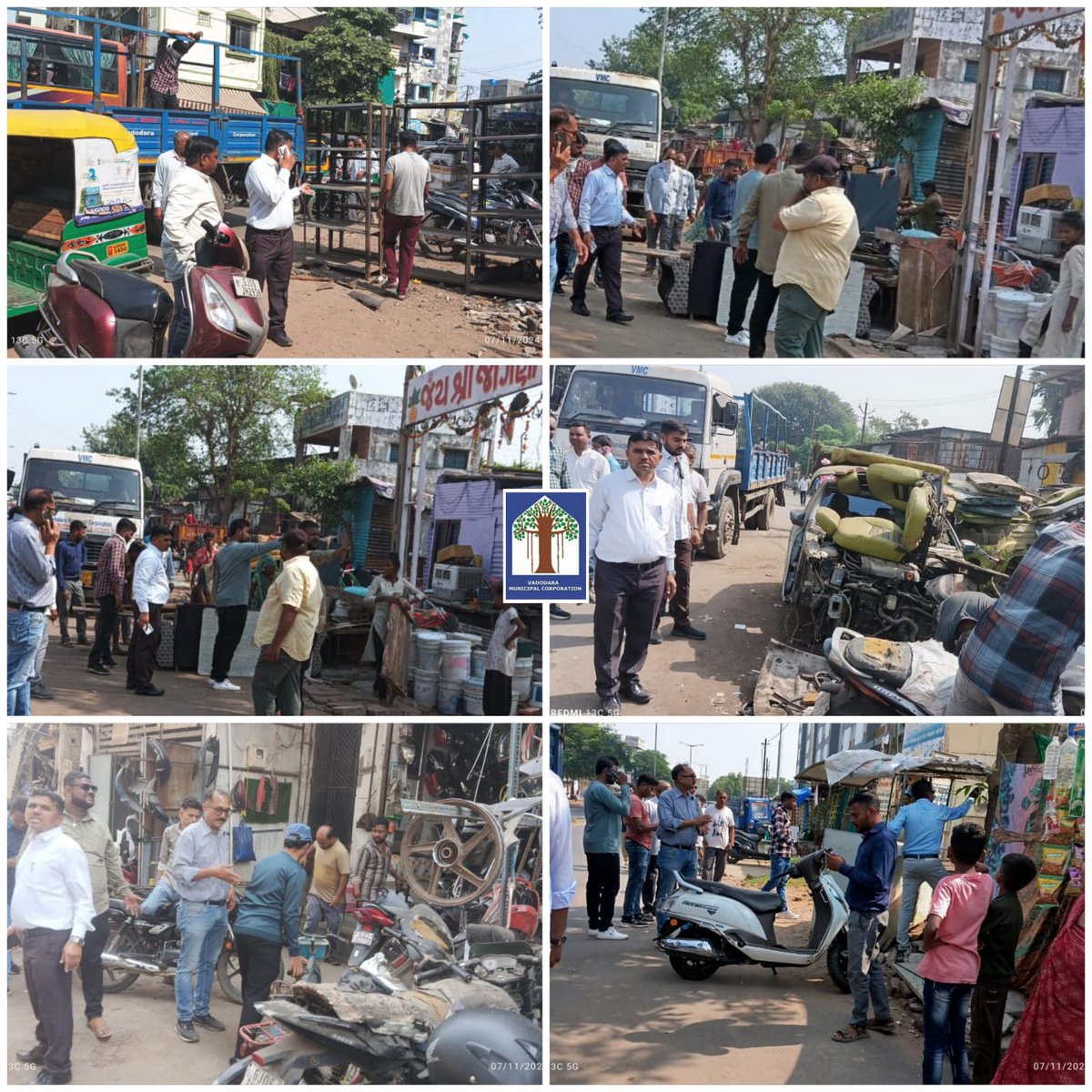 VMCVadodara's tweet photo. વડોદરા મહાનગરપાલિકાની દબાણ શાખા દ્વારા કિશનવાડી યાકુતપુરા રોડ પરથી દબાણ દૂર કરવાની કામગીરી કરવામાં આવી.
#23Yearsofseva
#VMCVadodara #VMC #Vadodara #SmartVadodara #DigitalVadodara #greenvadodara #cleanvadodara #AzadiKaAmritMahotsav #cmo #pmo https://t.co/uTl4hwP97Q