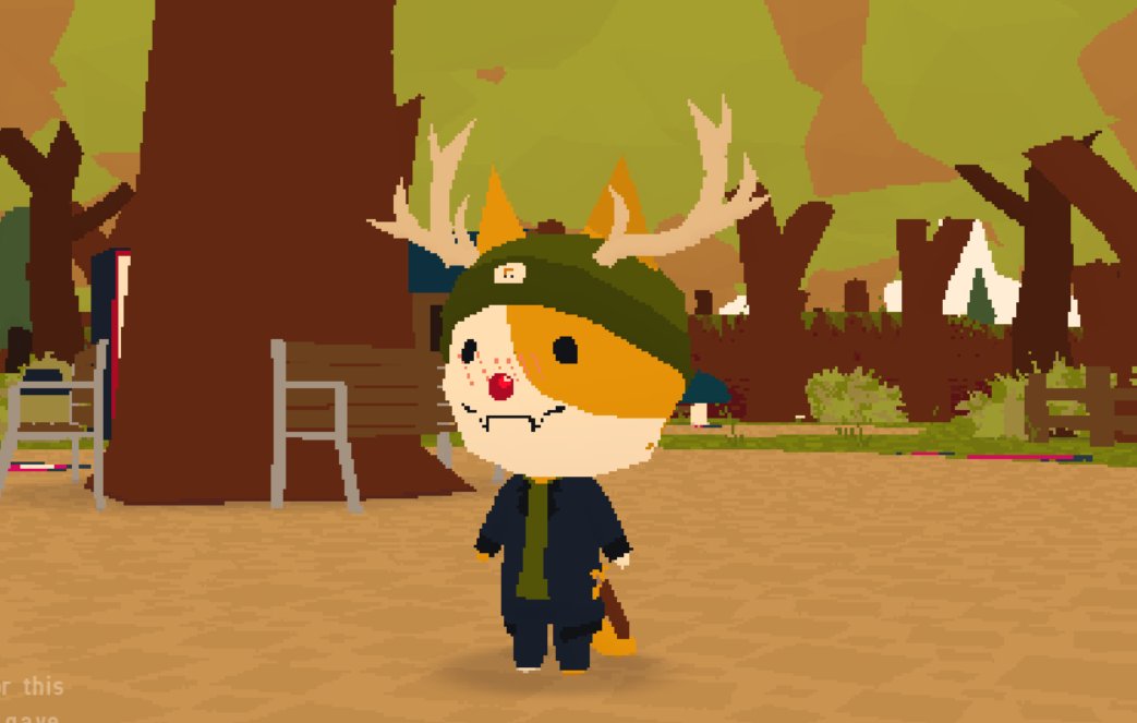 Played more Webfishing with my friends tonight to help calm our nerves and I'm truly obsessed with my lil cat clown <3 they truly embody me but I have to drink the shrinky juice so I stay smol. It is canon.