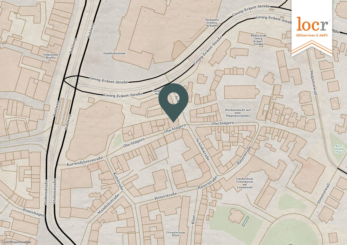Day 7: Vintage
#30DayMapChallenge
This vintage-style map shows the Magniviertel in #Braunschweig, Germany. it is one of the oldest parts of the city with beautiful old half-timbered houses.
#geomarketing #gischat #welovemaps
@Stadt_BS