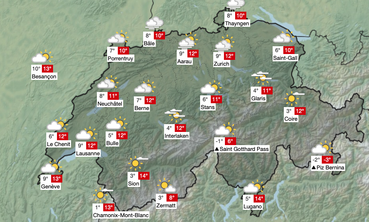 meteonewsSA's tweet photo. Se dissiperont-elles ou pas, telle est la question #météo du jour. Mais aux dernières nouvelles, les #grisailles devraient rester #tenaces entre le #Jura et les #Préalpes, tandis que les autres régions feront le plein de #soleil et de #douceur! https://t.co/vYHzDpwxXE (vd) https://t.co/pf6Vj8SvGt