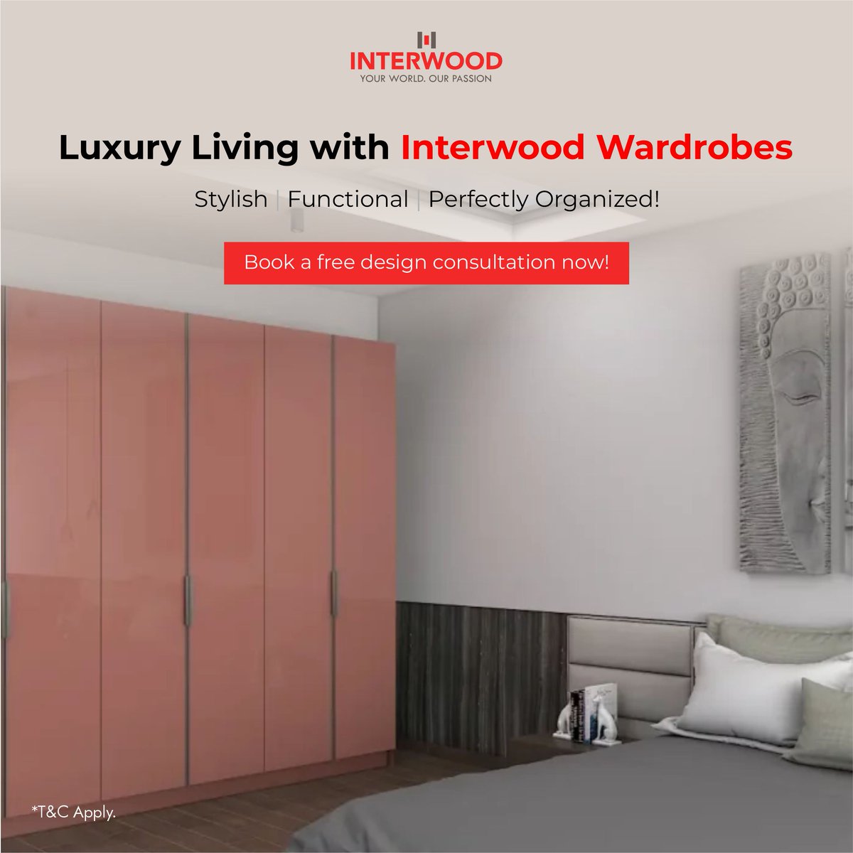 Interwood4's tweet photo. ✨ Experience Luxury Living with Interwood Wardrobes! Transform your space into a stylish sanctuary that reflects your elegance. 👗🌟

 #LuxuryLiving #InterwoodWardrobes #StylishStorage #HomeElegance #WardrobeDesign https://t.co/7I4QmUZcJh