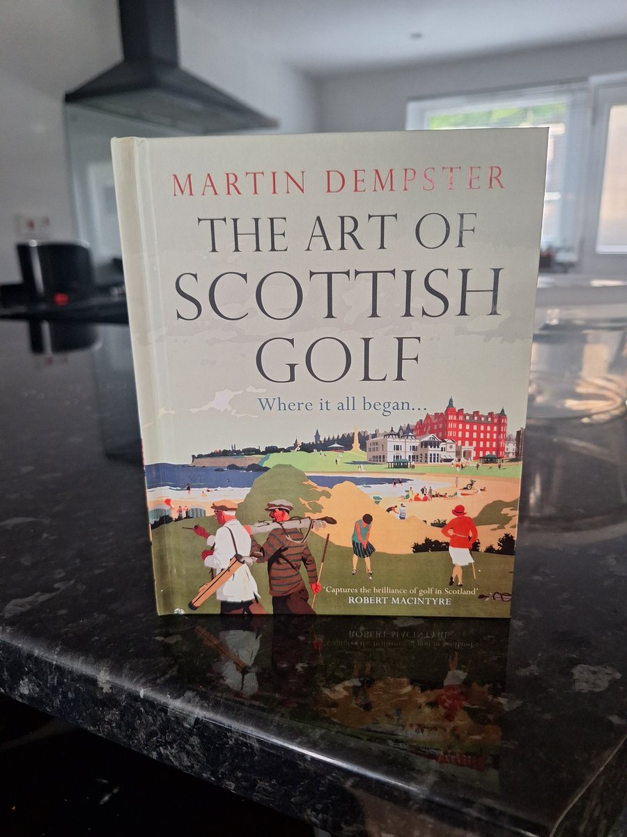 An exciting day in the Dempster household as <a href="/DempsterMartin/">Martin Dempster</a>'s first book, #theartofscottishgolf is finally launched. The book reflects his love of #scottishgolf. I know I'm biased, but I love the end product . Congratulations 🥂🍾