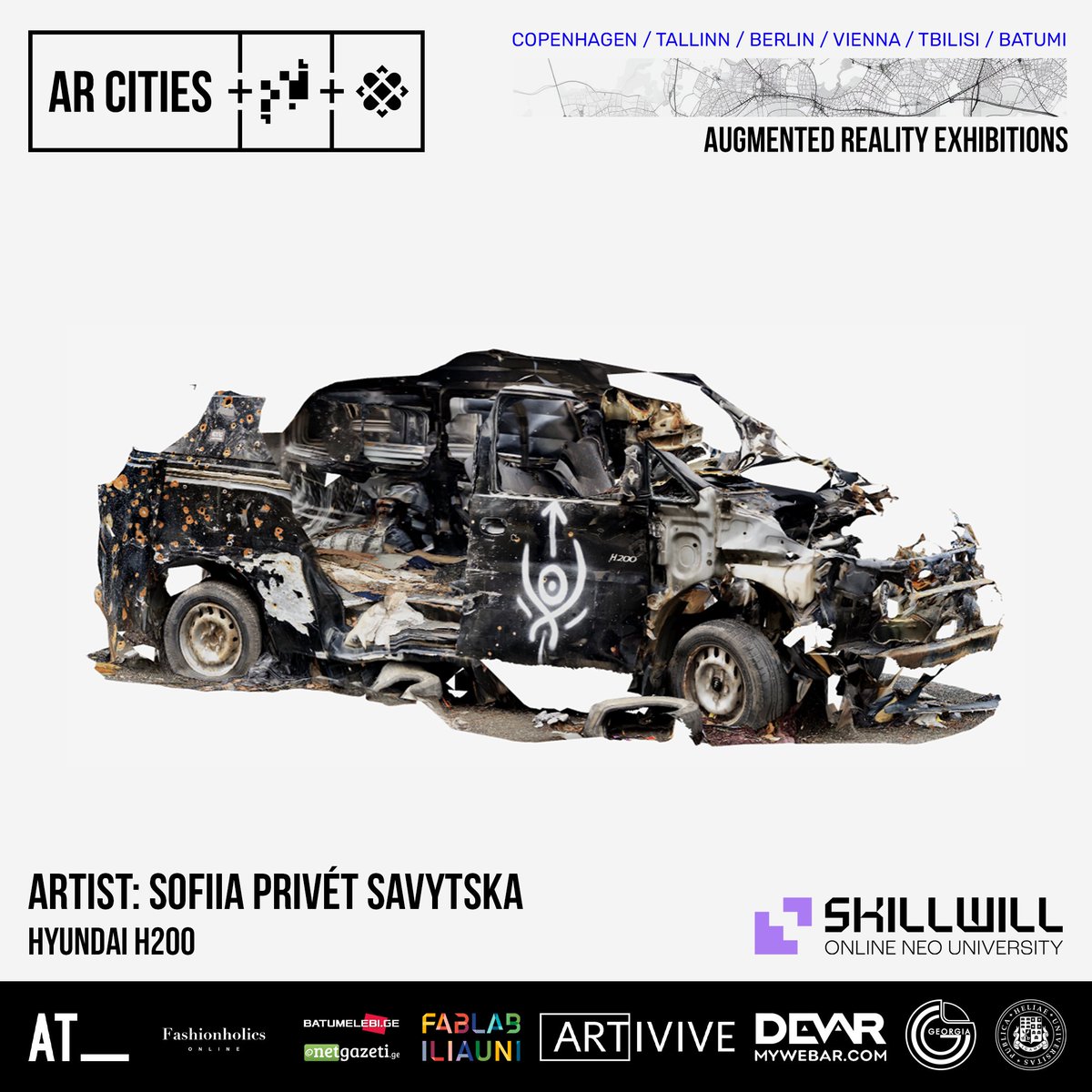 streetgalleryio's tweet photo. AR CITIES - MEET THE ARTIST

@SofiiaPrivet  | Digital Artist 

Sofiia is a digital artist from Kyiv, Ukraine. From 2017 to 2019, she lived in Paris, France, where she immersed herself in performance art, exploring the fluidity of movement and space.

More about the artist and art: https://t.co/0TiXnszyx6