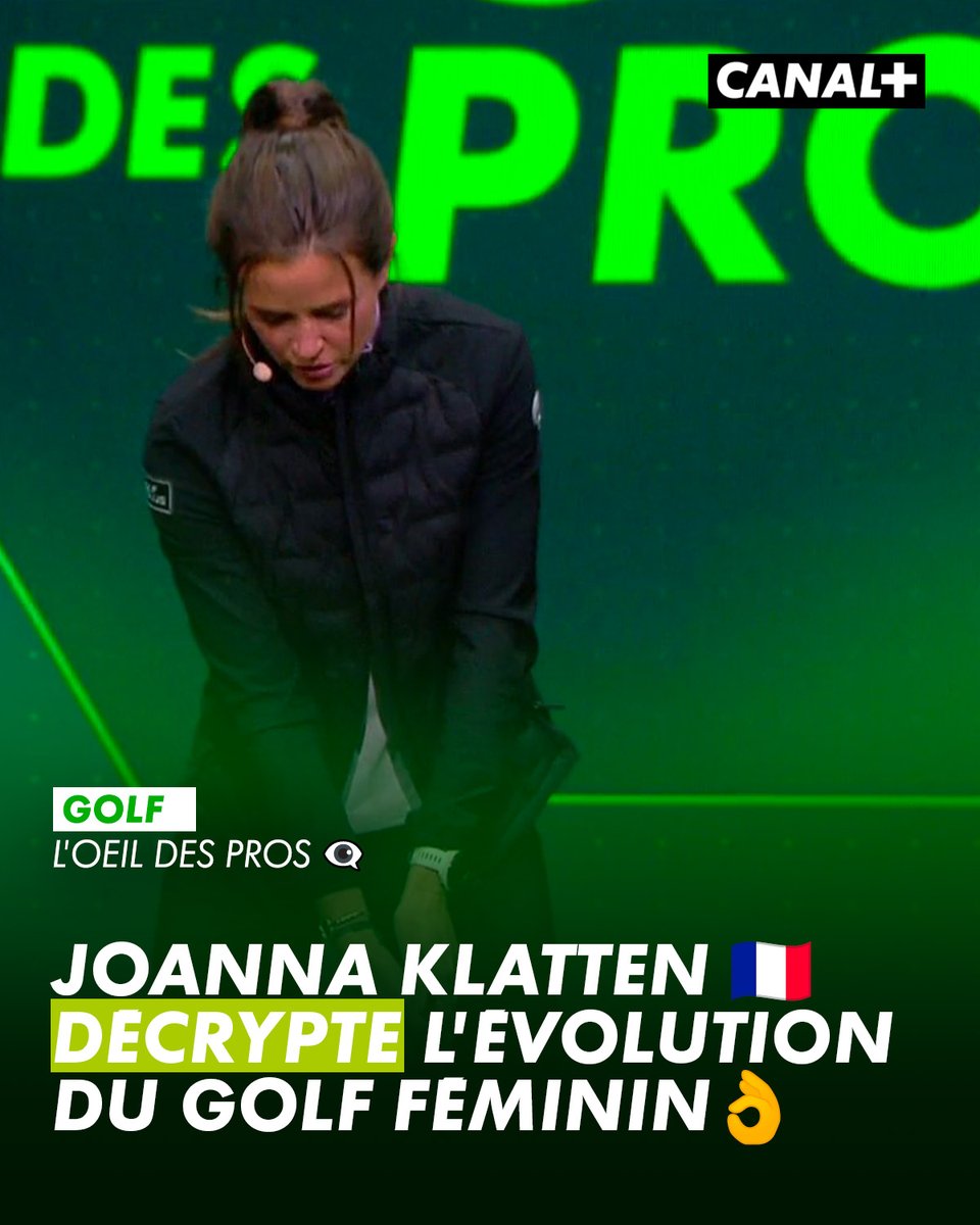 "Le golf féminin et son évolution " avec Joanna Klatten 💚🤩 dans l' #oeildespros 👁️‍

Pour voir le replay sur my CANAL ➡️ urls.fr/0SmvQD

<a href="/XanthopoulosJ/">Julien Xanthopoulos</a> <a href="/JoannaKlatten/">Joanna Klatten</a> ⛳