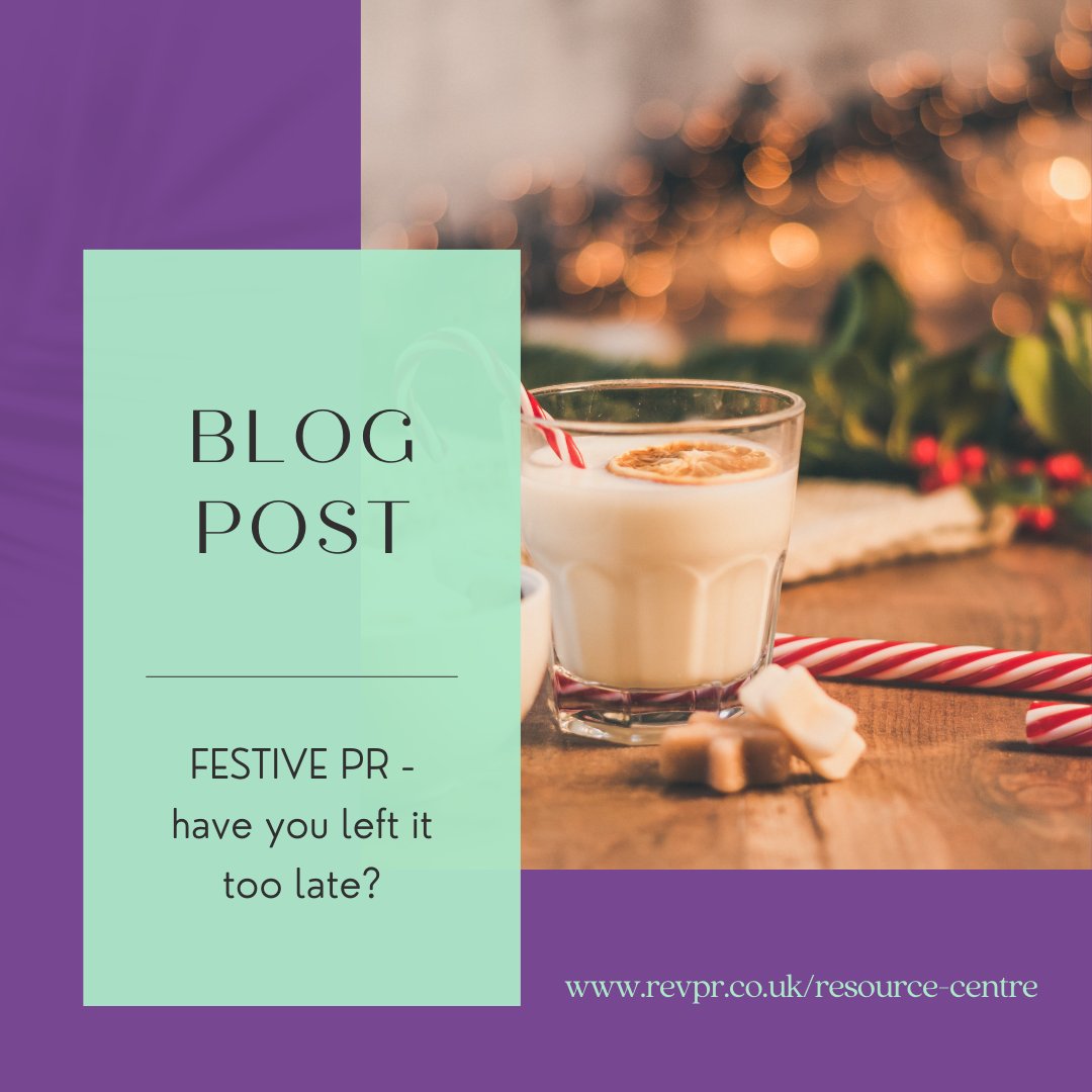 RevPRuk's tweet image. We’re not in December yet but remember, if you don’t pitch it soon, you may miss out on securing your festive PR coverage!

Visit our blog for festive PR tips: revpr.co.uk/2015/11/23/fes… 

#Christmas #Festive #PRLife #PRagency #publicrelations #PRtips #franchisePR #ContentCreation