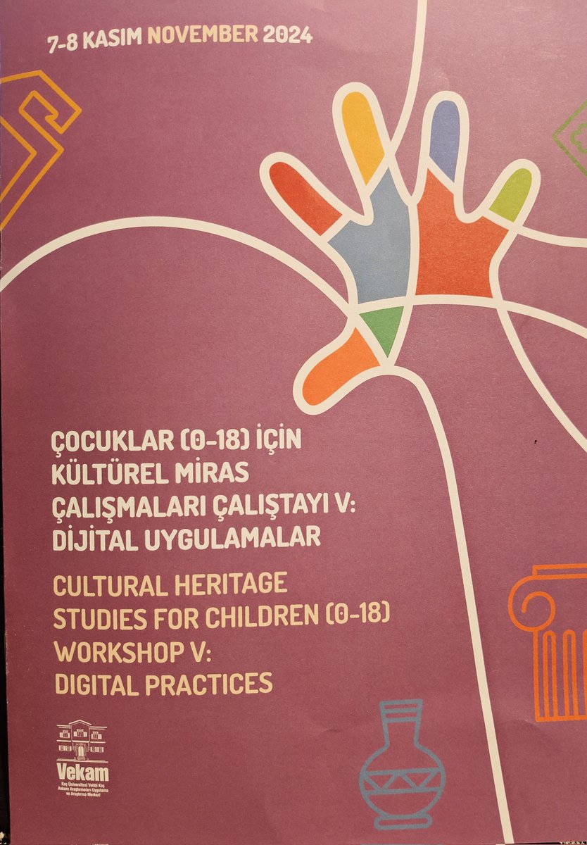gkoutsika's tweet image. Cultural Heritage Studies for children &amp;amp; young people fifth workshop in  #Ankara has started and focuses on #digital, with an exciting and varied programme of speakers, most of them from Turkey and a couple , like me, invited from abroad. #knowledgeexchange