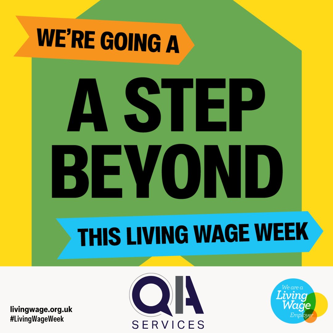 We're proud to be a Living Wage Employer!🎉 

We're standing with thousands of employers across the UK committed to going a step beyond and paying employees a real Living Wage. #LivingWageWeek