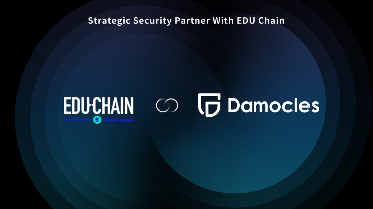 🌟We are excited to announce that we have become the strategic security partner of EDU-Chain. 

🛡️As the strategic security partner of EDU-Chain, we will leverage our rich experience in web3 business security to provide comprehensive security support, helping EDU-Chain become the
