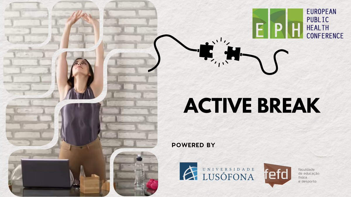Get ready for #EPH2024. We have a daily programme for you with physical exercises in plenary sessions and lunch breaks. bit.ly/4ekbY0o