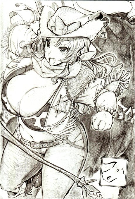 唯一おっぱいを描く事だけはブレねえ…(;'・ω・)
#絵描きさん絵柄ブレブレ選手権 