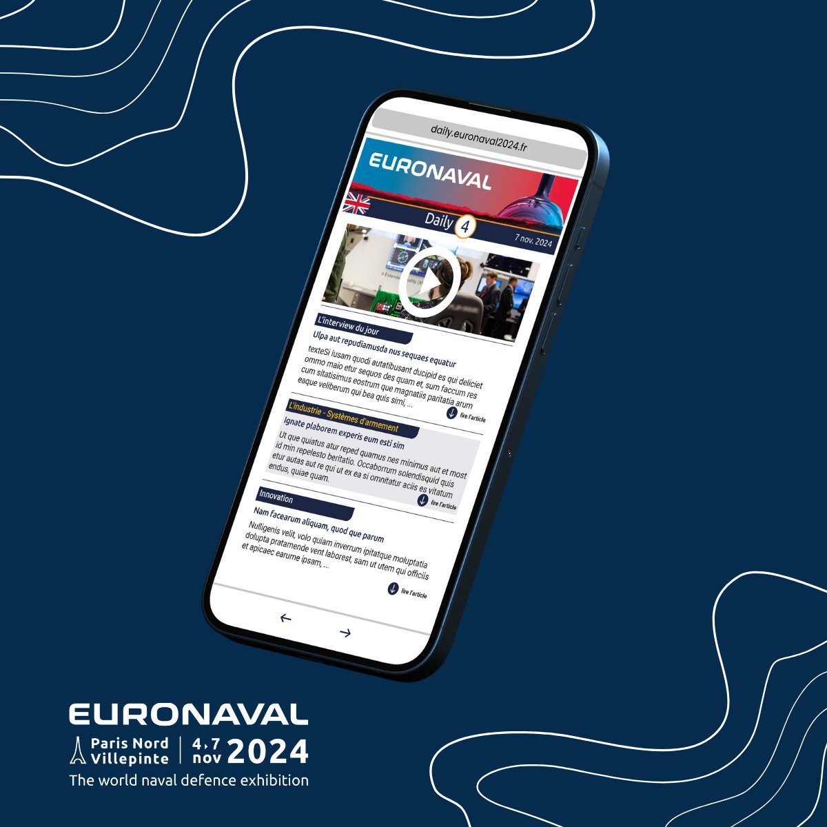 📢 𝗟𝗮𝘀𝘁 𝗖𝗵𝗮𝗻𝗰𝗲! 𝗔 𝗗𝗮𝘆 𝗱𝗲𝗱𝗶𝗰𝗮𝘁𝗲𝗱 𝘁𝗼 𝘀𝘁𝘂𝗱𝗲𝗻𝘁𝘀 𝘁𝗼 𝗰𝗹𝗼𝘀𝗲 𝗘𝗨𝗥𝗢𝗡𝗔𝗩𝗔𝗟

We are pleased to announce the publication of 𝗗𝗔𝗜𝗟𝗬 𝗻°𝟰 𝗼𝗳 𝗘𝗨𝗥𝗢𝗡𝗔𝗩𝗔𝗟! 📰
👉daily2024.euronaval2024.fr/nov7.html

#EN24 #DAILY