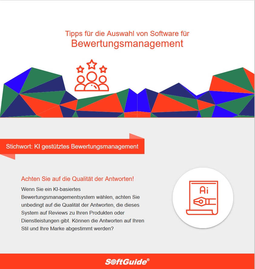 SoftGuide's tweet image. KI im Bewertungsmanagement: Passt die Antwort zur Marke? #SoftwareTipp: Achten Sie bei KI-basierten Lösungen auf die Qualität der Antworten.
#KünstlicheIntelligenz #ReviewManagement #SoftGuide softguide.de/software/bewer…