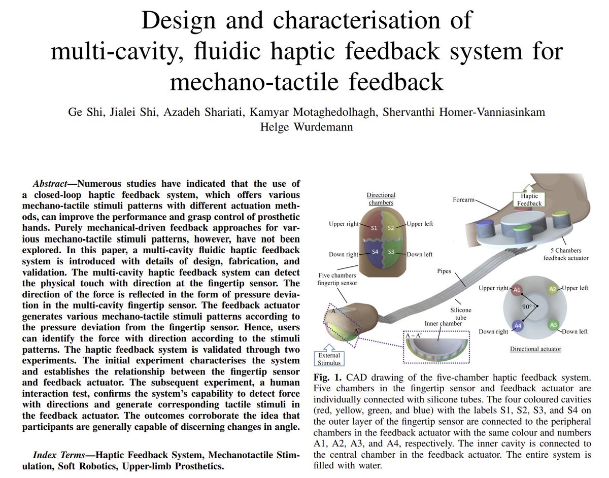 Helge Wurdemann (@h_wurdemann) on Twitter photo Dr <a href="/shige2494/">Shi Ge</a>, who completed his PhD at <a href="/uclmecheng/">UCL MechEng</a> <a href="/ucl/">UCL</a> <a href="/uclrobotics/">UCL Robotics</a> <a href="/SoftHaptics/">UCL Soft Haptics and Robotics</a> & is now with <a href="/CSIRO/">CSIRO</a>'s Data61, published latest findings on a novel multi-cavity haptic feedback system in <a href="/IEEEorg/">IEEE</a> Transactions on Haptics #ToH. helge-wurdemann.com/wp-content/upl… <a href="/ieeewhc/">IEEE World Haptics Conference</a> <a href="/SoftRoboticsUK/">Soft Robotics UK</a> Dr <a href="/shige2494/">Shi Ge</a>, who completed his PhD at <a href="/uclmecheng/">UCL MechEng</a> <a href="/ucl/">UCL</a> <a href="/uclrobotics/">UCL Robotics</a> <a href="/SoftHaptics/">UCL Soft Haptics and Robotics</a> & is now with <a href="/CSIRO/">CSIRO</a>'s Data61, published latest findings on a novel multi-cavity haptic feedback system in <a href="/IEEEorg/">IEEE</a> Transactions on Haptics #ToH. helge-wurdemann.com/wp-content/upl… <a href="/ieeewhc/">IEEE World Haptics Conference</a> <a href="/SoftRoboticsUK/">Soft Robotics UK</a>