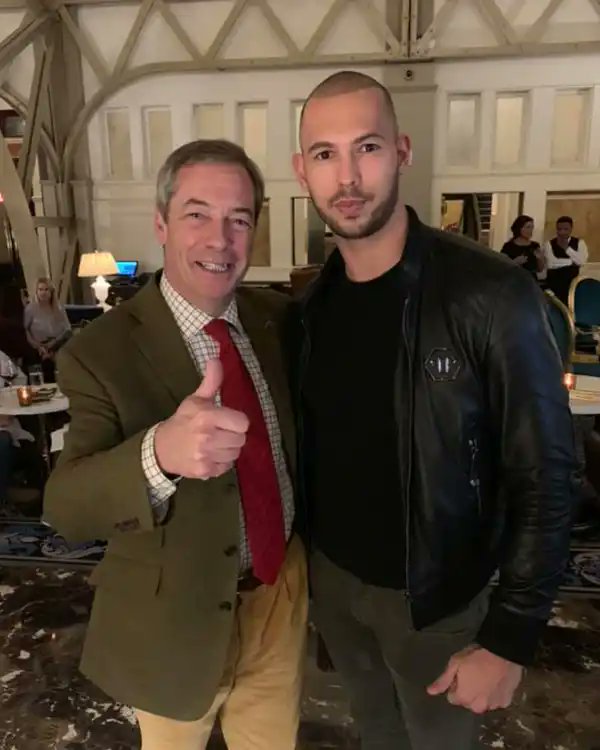 ‘Andrew Tate is an “important voice” for men’ <a href="/Nigel_Farage/">Nigel Farage MP</a>