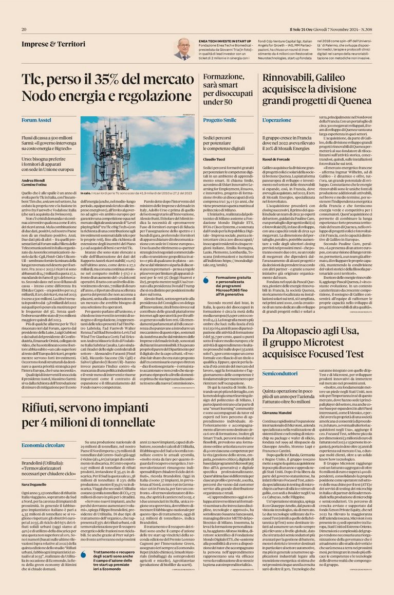 Sul <a href="/sole24ore/">IlSole24ORE</a>, il progetto Smile, presentato oggi al <a href="/polimi/">Politecnico di Milano</a>.  L'obiettivo del progetto, selezionato e sostenuto dal Fondo per la Repubblica Digitale, è il reinserimento lavorativo di persone disoccupate tra 34-50 anni
mondodigitale.org/smile
<a href="/ifoasapereutile/">IFOA</a> <a href="/Metid_learning/">METID - Learning Innovation</a>