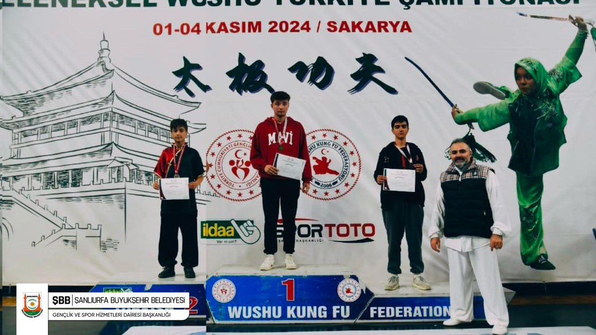 sanliurfabld's tweet photo. Sakarya'da gerçekleştirilen 2024 Geleneksel Wushu Türkiye Şampiyonası'nda Şanlıurfa Büyükşehir Belediye Sporcularımız büyük başarılar kazandı.🥋

🥈Minikler kategorisinde Muhammed Musab Tokmak Türkiye ikincisi oldu. 

🥉Yıldızlar kategorisinde Taha Kekeç Türkiye üçüncüsü oldu. 

🥈Gençler kategorisinde Hasan Hüseyin Gündoğdu Türkiye ikincisi oldu.

Sporcularımızı ve antrenörlerimizi kutlar, başarılarının devamını dileriz.👏