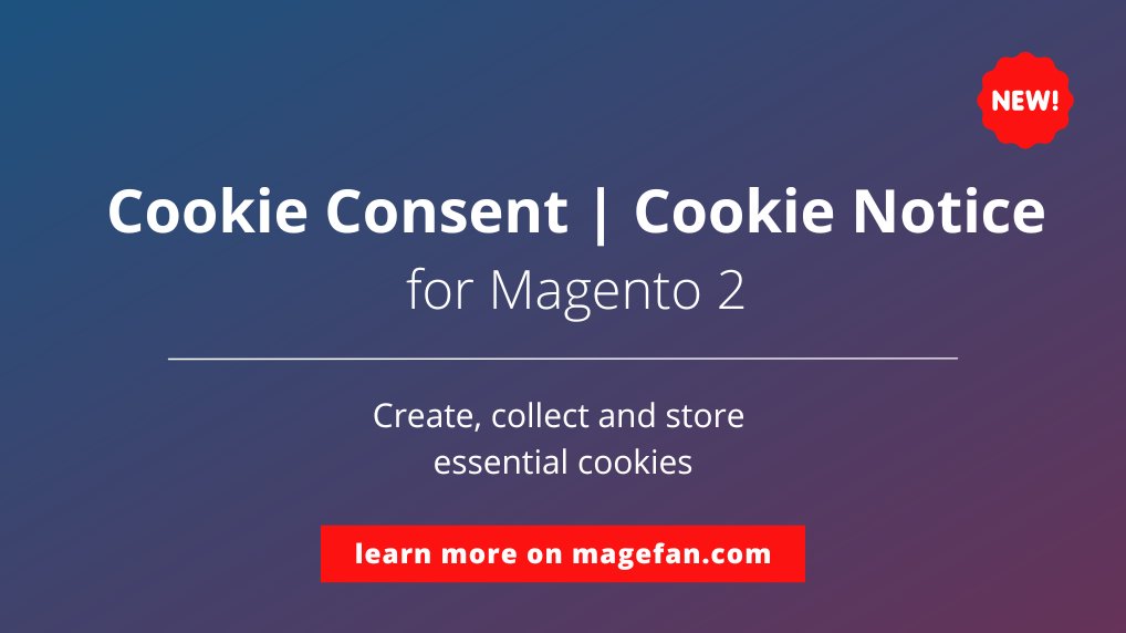magento2fan's tweet image. Have you already added the Cookie Consent to your Magento 2?
Comply with all major data privacy regulations - GDPR, CCPA, LGPD, CNIL.
Read more about Magento 2 Cookie Notice Extension  bit.ly/3CjsHny
#Magento2Extension #magento2 #Adobecommerce #magento2gdpr