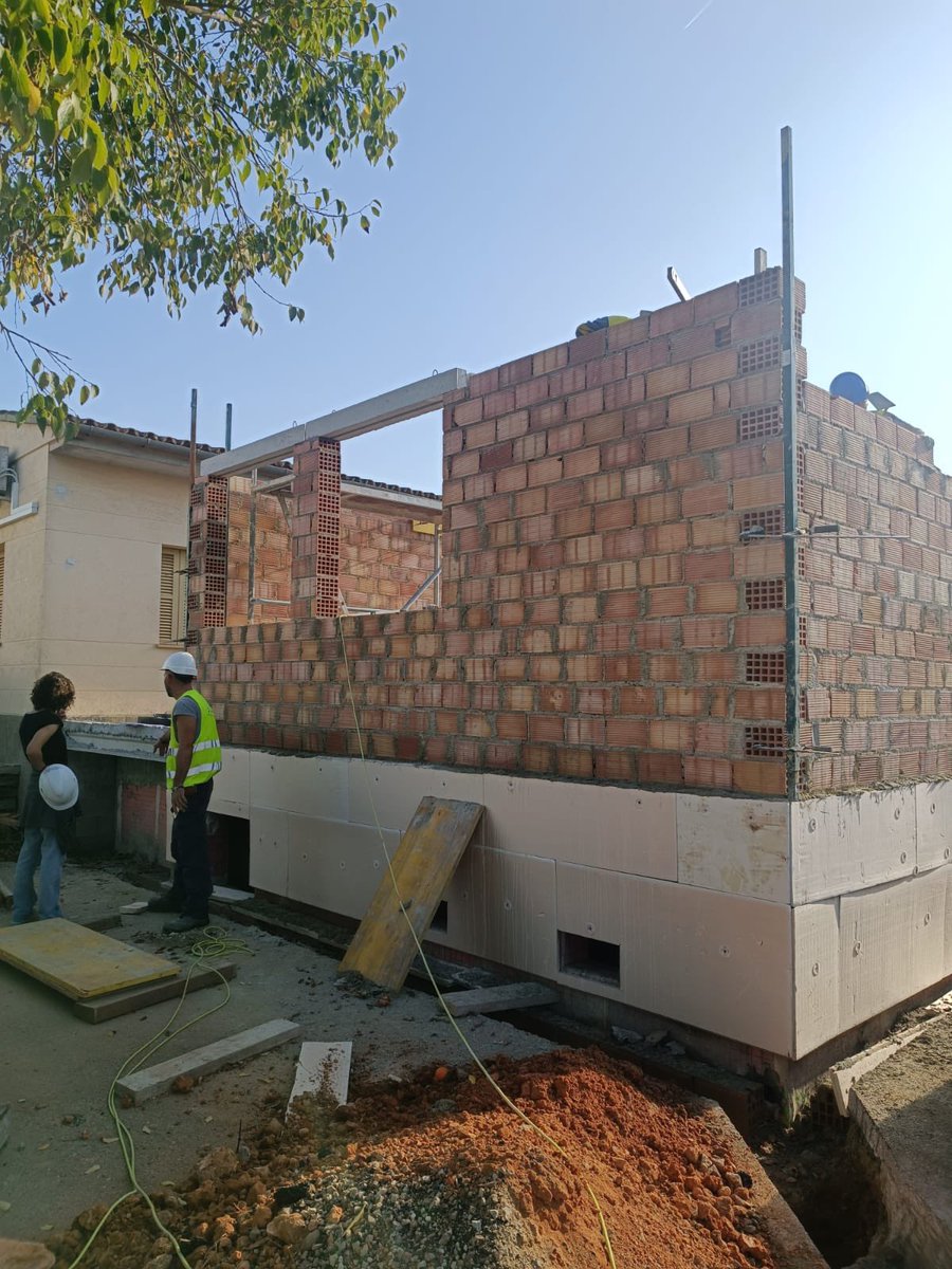 Les obres de l’escoleta Flor de Murta van avançant a bon ritme.