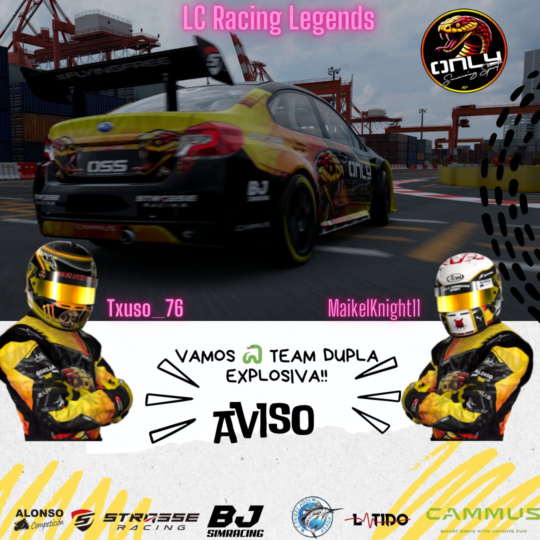Only Simracing Sport (@onlysimracingsp) on Twitter photo 🔥💪 vuelta al ruedo
Inicio de Fase 2 de RL de <a href="/community_lc/">LC Community</a> 22:30h 📺 Twitch <a href="/YECASterOficial/">🎙️ YECAS 🎙️</a>
Go Team!!! Gooo #Only
<a href="/Maikel_Knight11/">David Alonso Ramos</a> & <a href="/Chuso76/">Jesus Soriano</a> 🔥💪 vuelta al ruedo
Inicio de Fase 2 de RL de <a href="/community_lc/">LC Community</a> 22:30h 📺 Twitch <a href="/YECASterOficial/">🎙️ YECAS 🎙️</a>
Go Team!!! Gooo #Only
<a href="/Maikel_Knight11/">David Alonso Ramos</a> & <a href="/Chuso76/">Jesus Soriano</a>