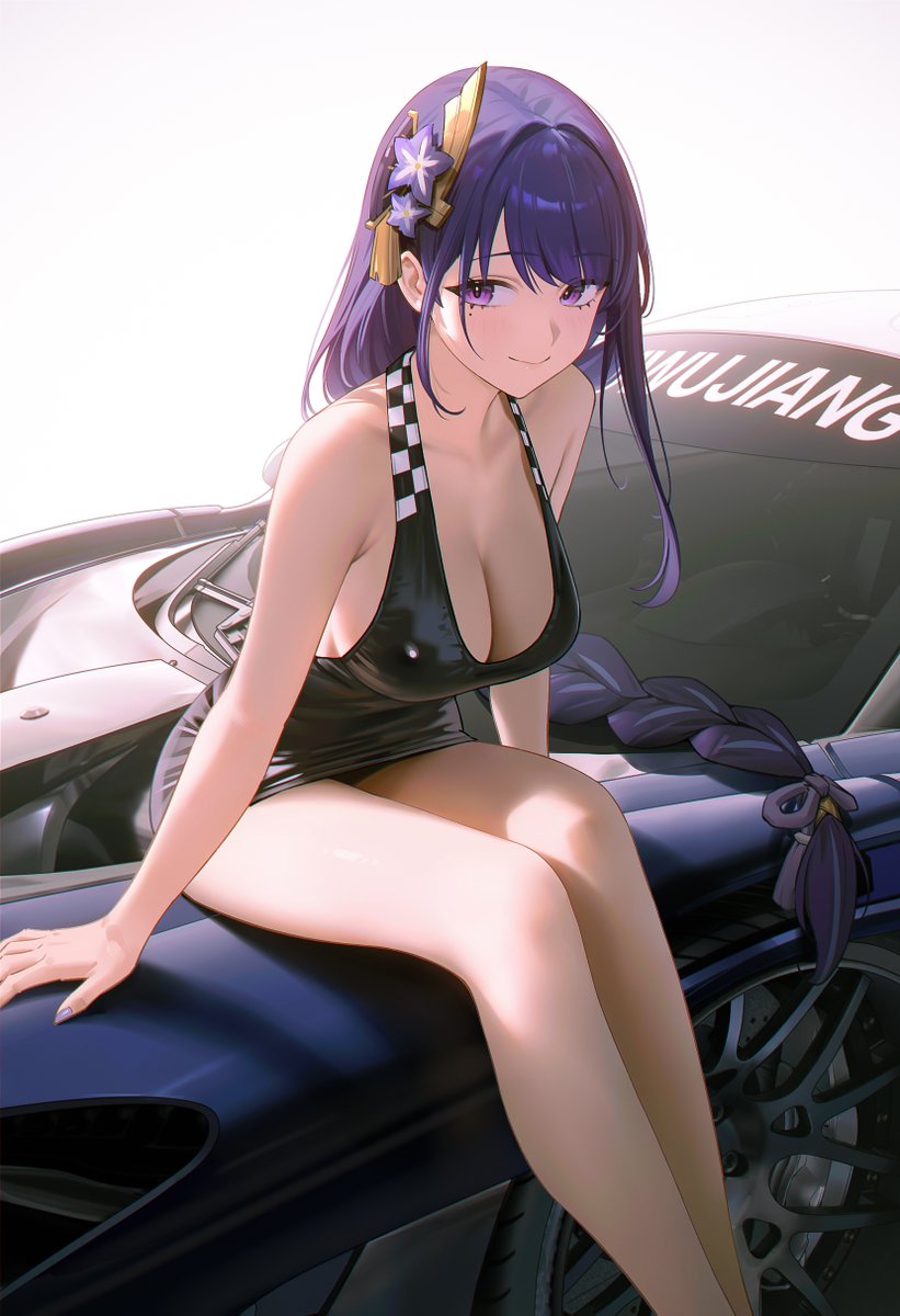 The car’s not the only thing that’ll leave you breathless. 💨🥵
#GenshinImpact  #RaidenEi #Genshin  #原神
