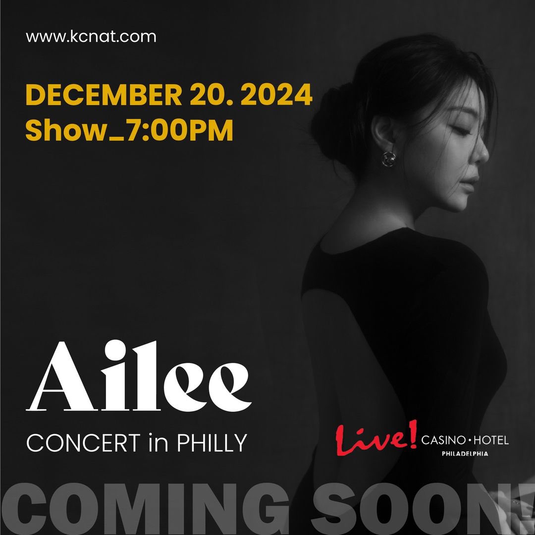 reign199's tweet photo. Ailee is coming to Philly! ๐ฅ Donโt miss out on her powerful vocals and unforgettable stage presence. One of K-popโs finest is ready to light up the stage! Grab your tickets now and get ready for an epic night! ๐คโจ
#Ailee #PhillyConcert #Kpop
Tickets: https://t.co/UdximjNXn9 https://t.co/gBxlnMIcd1