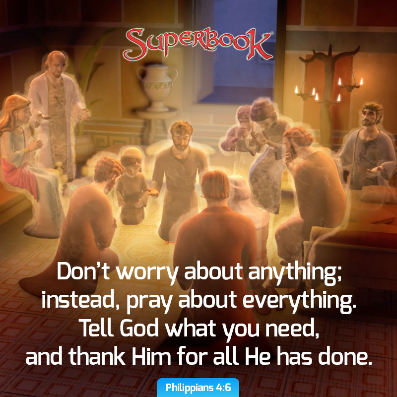 SuperbookTV's tweet image. Don't allow worry to take over your life. Bring everything to God in prayer and allow His peace to calm your heart. 🥰🙌🏻❤️ #BibleTime #DontWorry